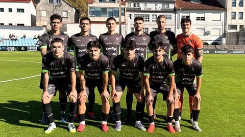 Equipo titular de los boiristas en el Municipal Barreiro.