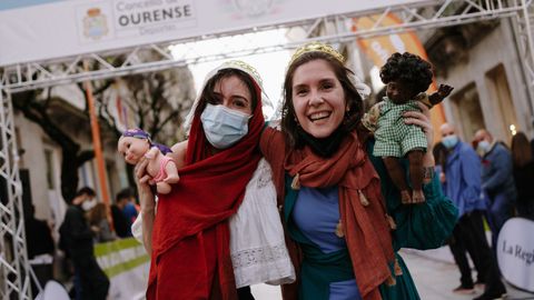 Carreras de San Silvestre en Ourense.La capital ourensana disfrut del ambiente festivo de su particular prueba de fin de ao