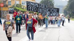 Movilizaci�n en Anll�ns-Ponteceso para el arreglo de la Ponte da Garga