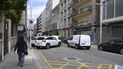 Foto de archivo de la calle Echegaray de Pontevedra