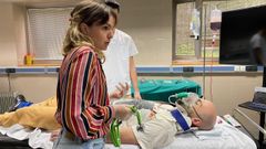 El curso en el CHUO para atender a pacientes politraumatizados cont� con personas reales que replicaban los posibles s�ntomas.