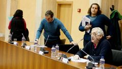 El BNG abandona el pleno tras las palabras de Dorgambide (a la derecha)