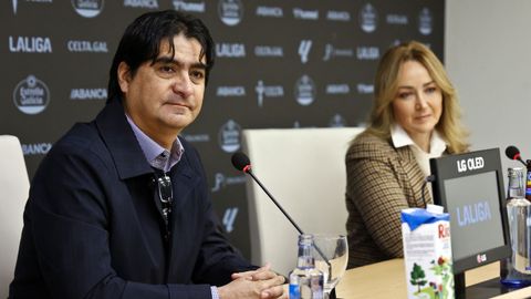 Marco Garc�s y Mari�n Mouri�o, este lunes en Bala�dos.