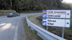 O parque at�pase no entorno do colexio da Armenteira, e os alumnos te�en un acceso directo a el