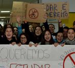 En el Agra de Ra�ces se celebr� una concentraci�n.