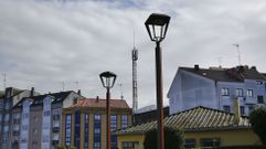 Antena de telef�nia movil en R�a Visitaci�n Encina s/n O Burgo, Culleredo