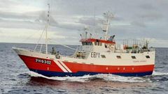 Barco en el que iba el tripulante que fue trasladado al Chuac