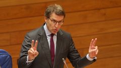 Feijoo se resiste a revelar su futuro y se remite a la sesi�n del d�a 20 en el Parlamento de Galicia