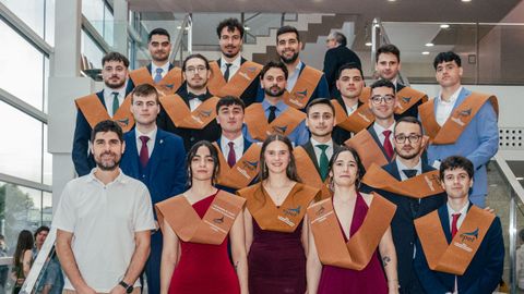 Graduaci�n de Ingenier�a Electr�nica Industrial y Autom�tica, de la EPEF, en el Auditorio de Ferrol.