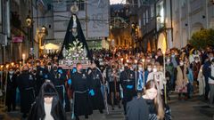 As� se vivi� este Viernes Santo el Desenclavo y la procesi�n del Santo Entierro en Barbanza