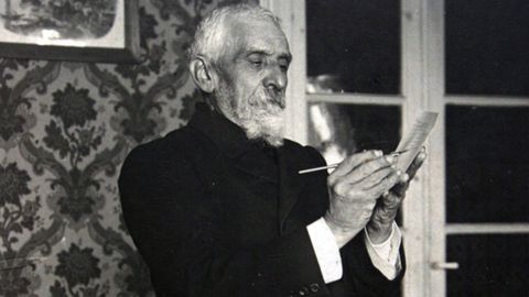 O escritor Eduardo Pondal.