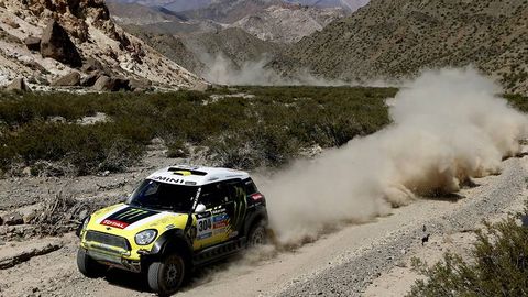 Nani Roma en la tercera etapa del Dakar