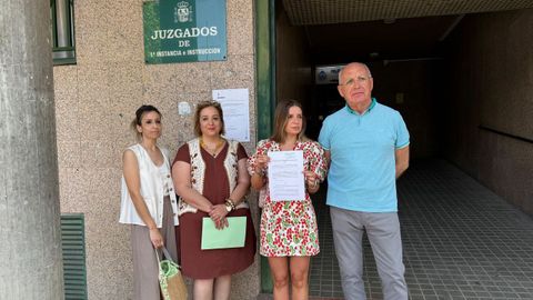 Los populares en el Juzgado de Verín