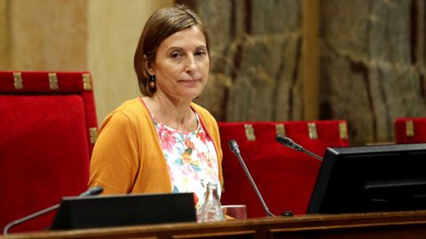 Carme Forcadell, presidenta del Parlament