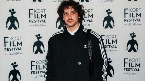 Daniel Prez, no festival de curtas de Blxica