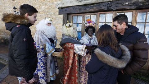 Los Reyes Magos llegaron a Lugo por Pedrafita.