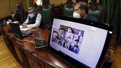 Pleno telem�tico de Ribeira