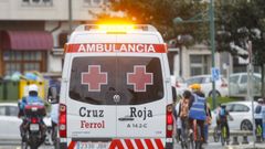 Ambulancia en Nar�n, en imagen de archivo