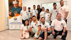 Miembros de Down Pontevedra Xuntos que participaron en el estudio realizado por investigadores del campus de Pontevedra