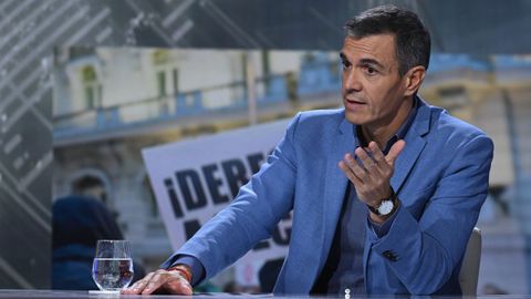 Pedro S�nchez, durante su entrevista en el programa ?El Intermedio?.