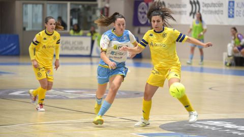 Laura S�nchez durante un partido de hace dos temporadas ante el Mar�n Futsal