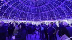 Imagen de archivo de la iluminación de Navidad en A Coruña