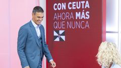 Pedro S�nchez, a su llegada ayer a la reuni�n de la Comisi�n Ejecutiva Federal del PSOE.