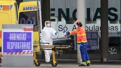 En las urgencias del HULA se tuvo que habilitar el pasado 2020 una zona espec�fca para pacientes covid