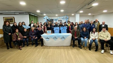 El acto de presentaci�n de la Pe�a Paula Lorenzo, de As Celtas, tuvo lugar este s�bado.