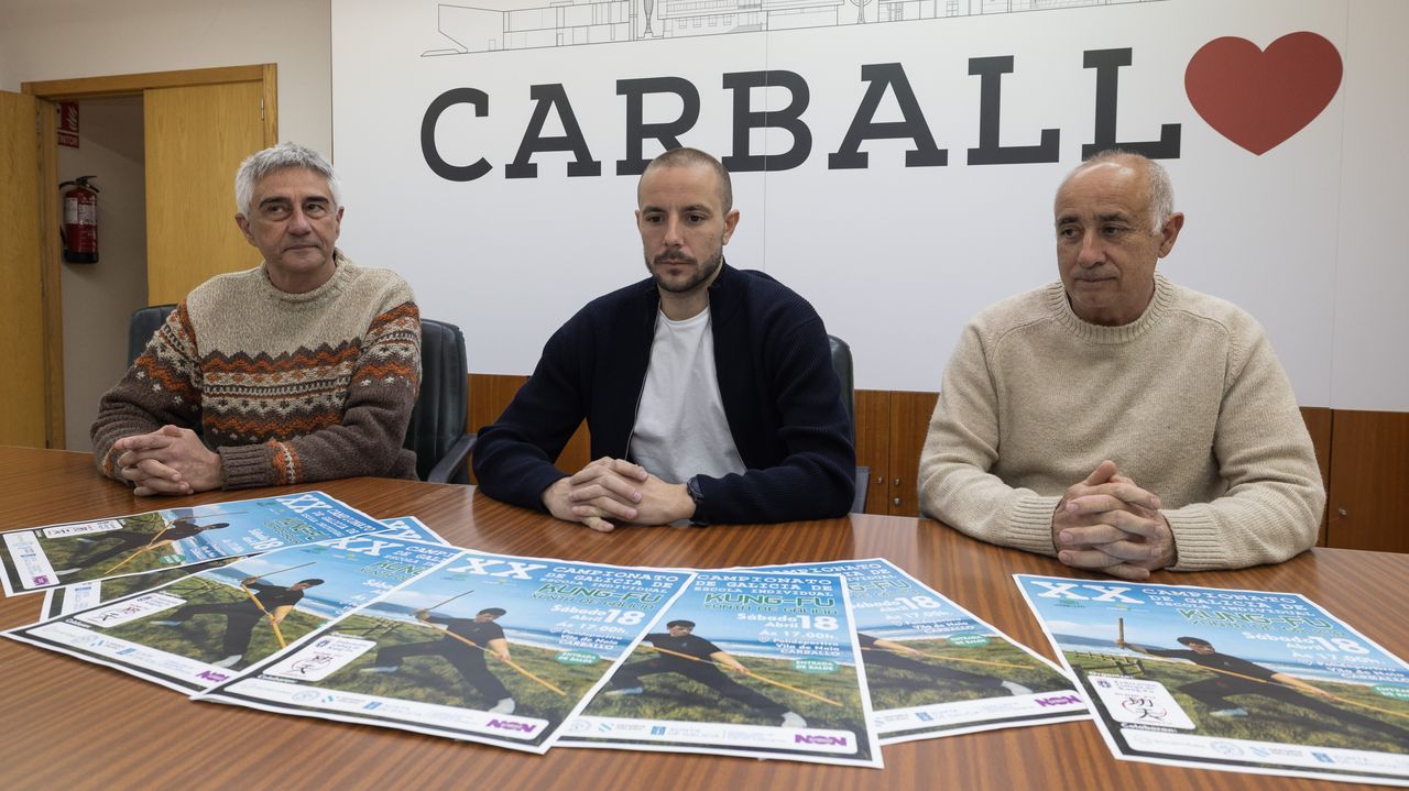 Carballo recibe hoy a los mejores de Galicia en kung-fu y hóckey