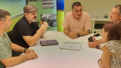 Reuni�n del concejal de Mobilidade, Demetrio G�mez Xunqueira, con la FANPA para presentar el PMUS