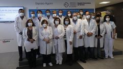 Un trabajo en equipo. Los responsables de los diferentes servicios implicados acudieron la presentacin del plan de contingencia. Junto al gerente del rea sanitaria, Flix Rubial, estuvieron Antonio Iglesias, Francisco Aramburu, Luis Lpez, Miguel Prez, Jos Antonio Ortigueira, Mara Sande, Ricardo Fernndez, Beatriz Cabanelas, Santiago F. Cebrin, jefe de Pediatra, Diego Rivera Camba, Luis Antonio Gonzlez, Isabel Gmez, Pepa Fernndez, Rosa Salgado, Mar Vzquez, Mara Jos de la Torre, Isabel Paz, Pilar Fraga, Ana Gmez y Nancy Marra.