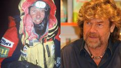 Kriyzstof Wielicki y Reinhold Messner