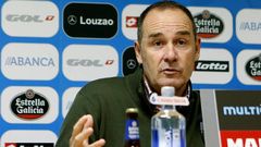 V�ctor Fern�ndez, en la rueda de prensa de hoy