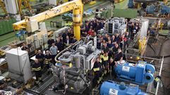 La plantilla de la f�brica de Turbinas de Navantia Ferrol