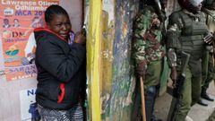 Las protestas en Kenia�tras las elecciones