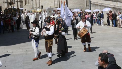 Os Xlgaros de Lugo actuaron en los actos de Corpus