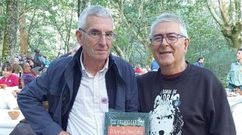 Otero Cebral, con Xosé María Lema