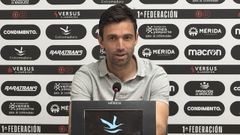 Beltr�n en rueda de prensa. 