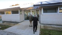 Entrada del centro de salud de Mora�a