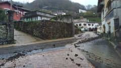 Resultados de las inundaciones en Ponga