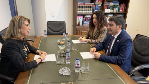 Sandra Pi�eiro, Pedro Blanco y Olimpia L�pez