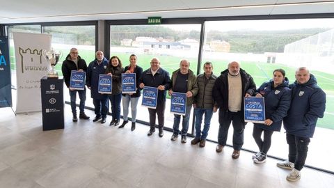 Presentaci�n de la final de la Copa da Costa en Vimianzo.