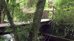 Paseo del r�o Sarela, en Santiago.