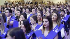 Graduaci�n de los alumnos del Centro Superior de Hosteler�a de Galicia