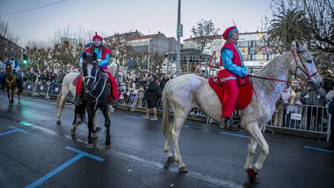 Cabalgata del D�a de Reyes en Noia.