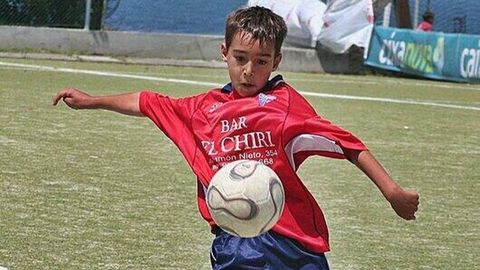 Brais Mndez, durante su etapa en el Santa Maria