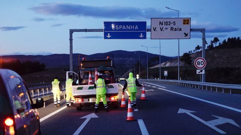 Control de fronteras entre España y Portugal