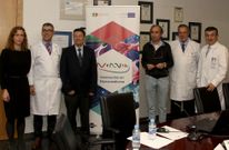 De izquierda a derecha, G�mez-Reino, Verde, Rivas, Dom�nguez-Puente, Castillo y L�pez, ayer. 