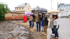 Visita de Ana Pont�n a A R�a en Valdeorras